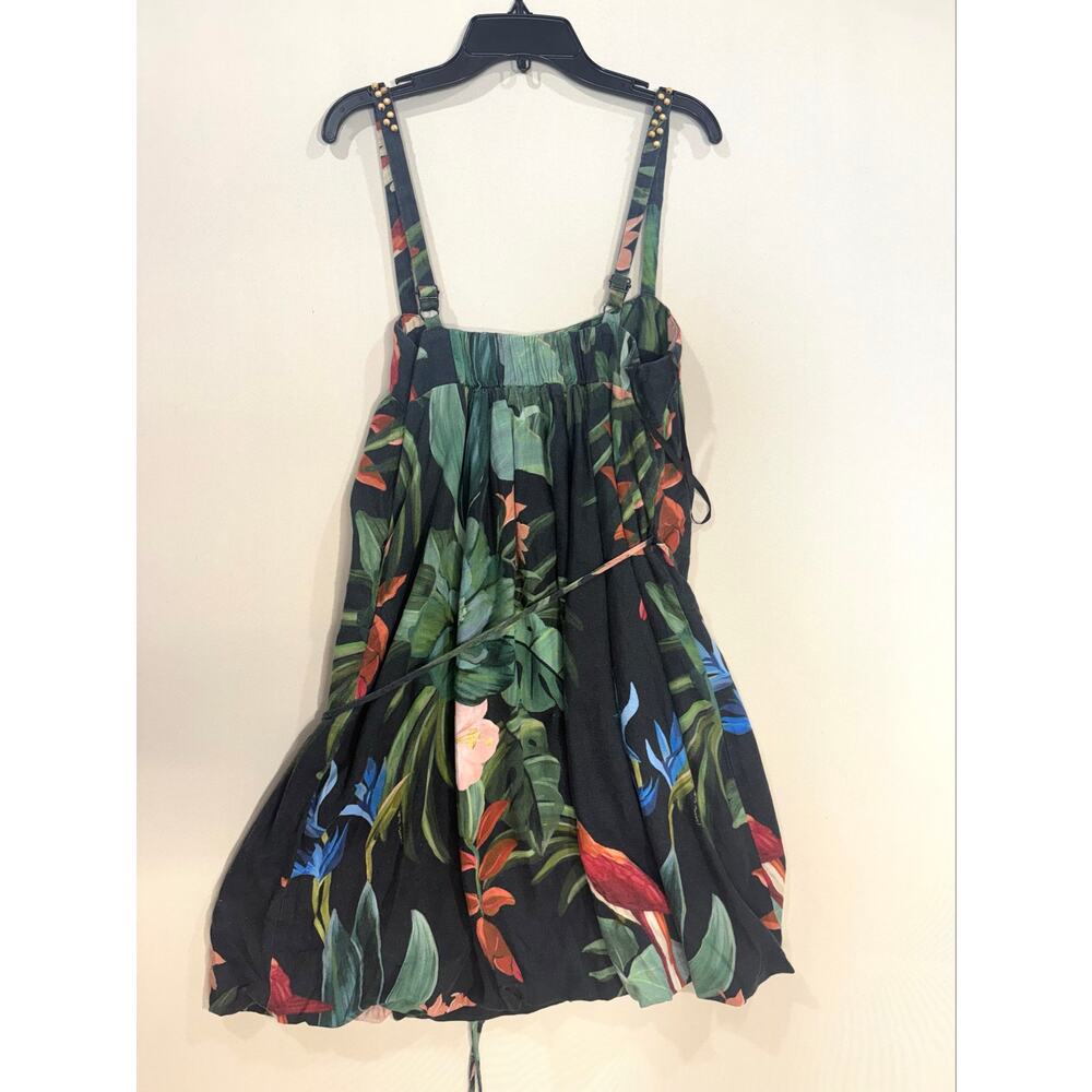 Farm Rio Midnight Macaw Fiesta Black Mini
Dress with straps Medium - Picture 6 of 6